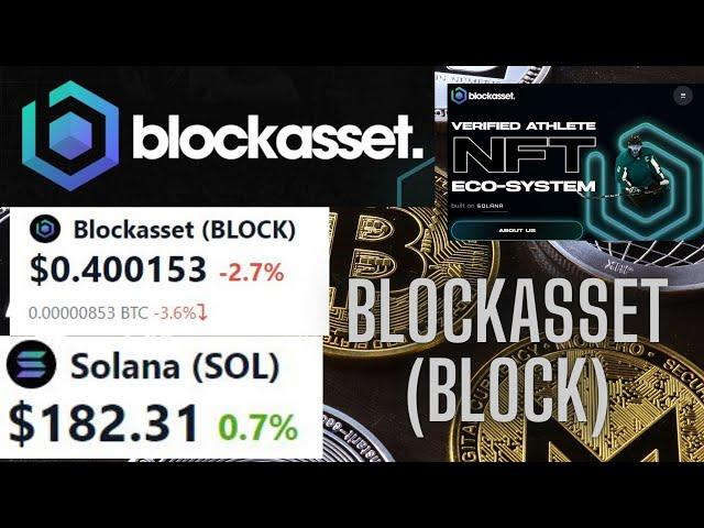 Blockasset (BLOCK) current value $0.400153