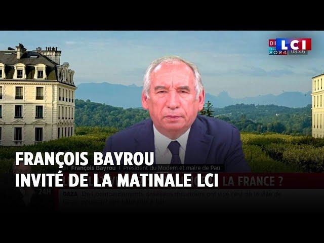 "Ce qui en jeu aujourd'hui dépasse de beaucoup le mécontentement et la colère" : François Bayrou