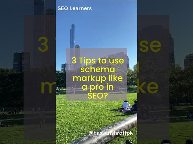 How to use schema markup like a pro in SEO? #seo #seotips #seostrategy #schemamarkup #viralmarketing