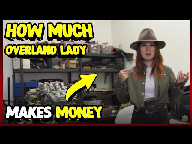 How Much Overland Lady Makes Money On YouTube 2023