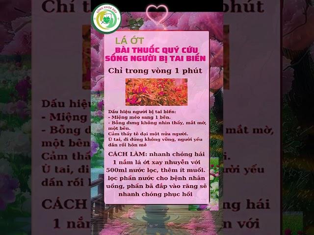 SỨC KHỎE NGÀN VÀNG | SỐNG KHỎE ĐẸP #SứcKhỏeNgànVàng  #SốngKhỏeĐẹp #suckhoe