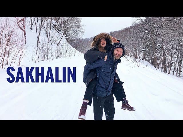 Sakhalin island / Russian New Year / Real winter