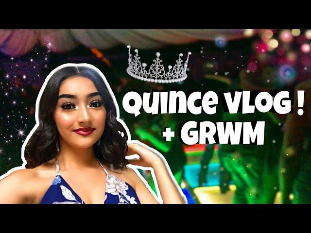 GRWM for a Quinceañera! + vlog ! | Priscilla Rodriguez