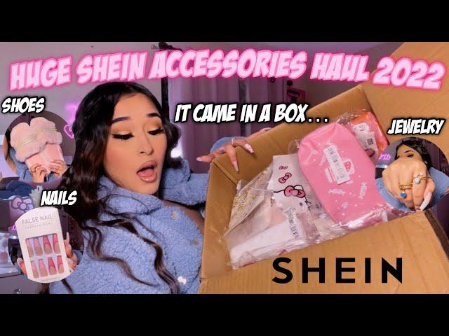 HUGE SHEIN ACCESSORIES HAUL 2022 | 40+ items (hair clips, nails, jewelry, phone cases & more!)