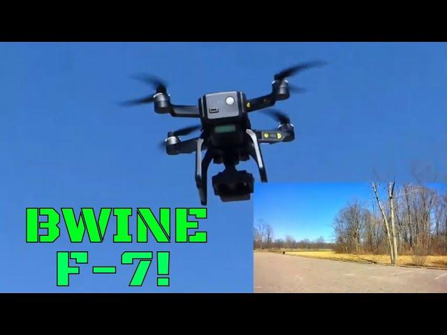 BWINE F7 4K Drone Review - GB2 Pro Brushless Camera Quad!