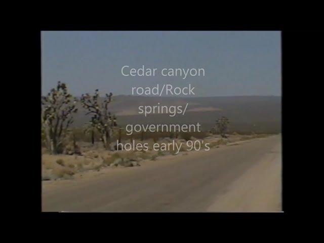 Rock springs/ Government holes early 1990's