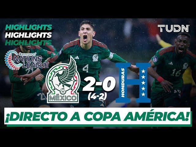 Resumen y goles | México (4)2-0(2) Honduras | Concacaf Nations League | TUDN