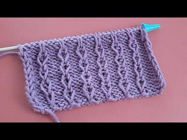 Knitting pattern #33 ️Simple and easy pattern with needles️
