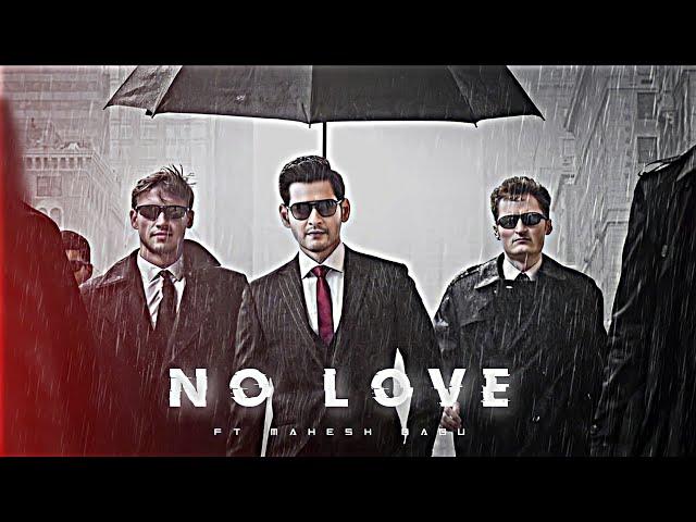 MAHESH BABU - NO LOVE EDIT | Mahesh Babu Edit | No Love Edit | Shubh Song Edit