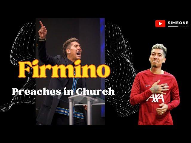 Roberto Firmino Preaches in Church 3 years after baptism with Alisson Becker #football #firmino