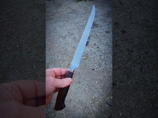 кованый филейный нож ручной работы. #kitchenknife #кованыйнож #кухонныеножи
