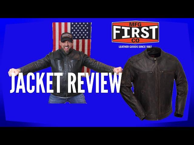 First Manufacturing Company Hipster - Men's Motorcycle Leather Jacket review.OMG MOTO EPISODE #61