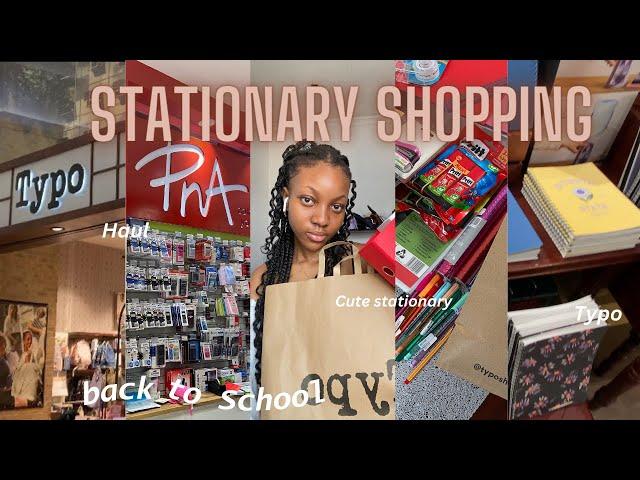 BACK TO SCHOOL STATIONARY SHOPPING | Haul,Pilot Pens,Typo,PNA,Shopping,Cute stationary