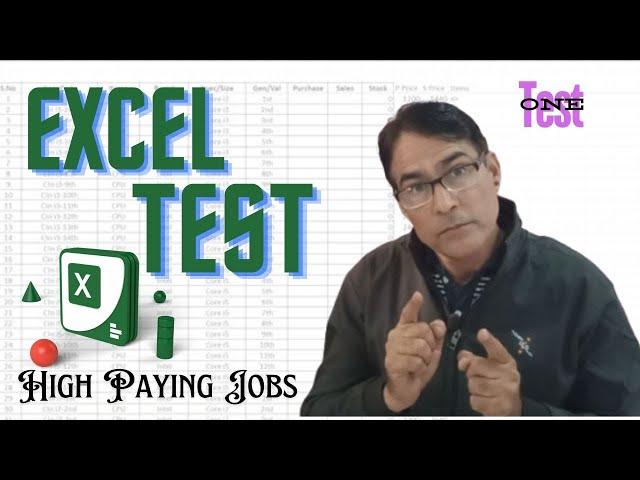 Can You Pass This Excel Interview Test? Excel Interview skill text 1