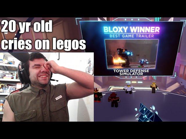 i cried when i won the bloxy award