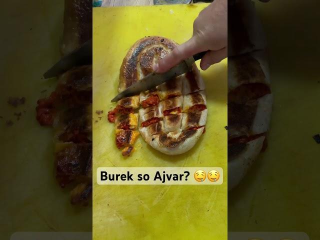 BUREK So AJVAR  #burek #food #september #ajvar