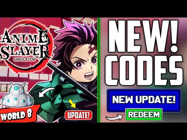 ️XMASCODES️ANIME SLAYER SIMULATOR ROBLOX CODES 2024 - ANIME SLAYER CODES