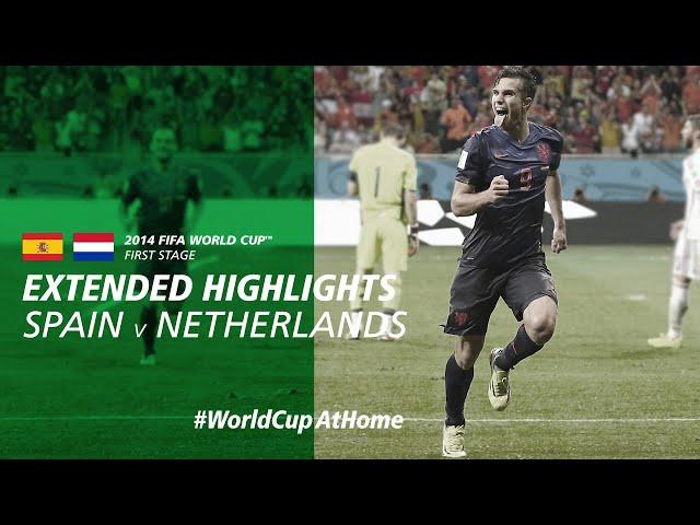 Spain 1-5 Netherlands | Extended Highlights | 2014 FIFA World Cup