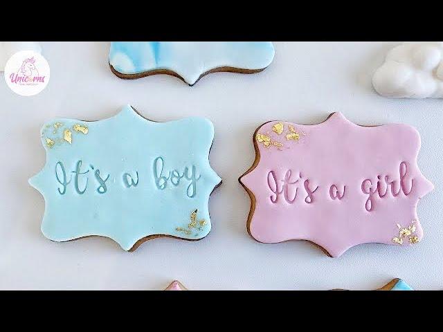 Facili e bellissimi Biscotti baby shower | UnicornsEatCookies