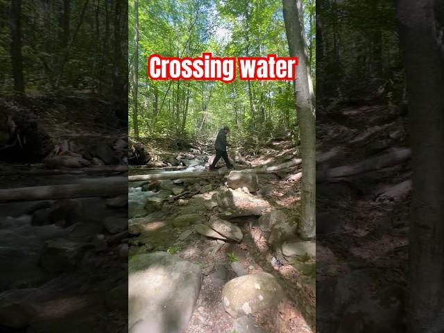 Crossing water