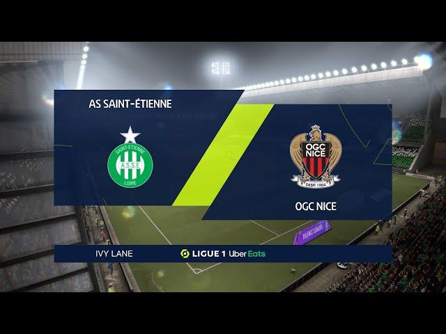 FIFA 21 | AS Saint-Étienne vs OGC Nice - Ivy Lane | Full Gameplay