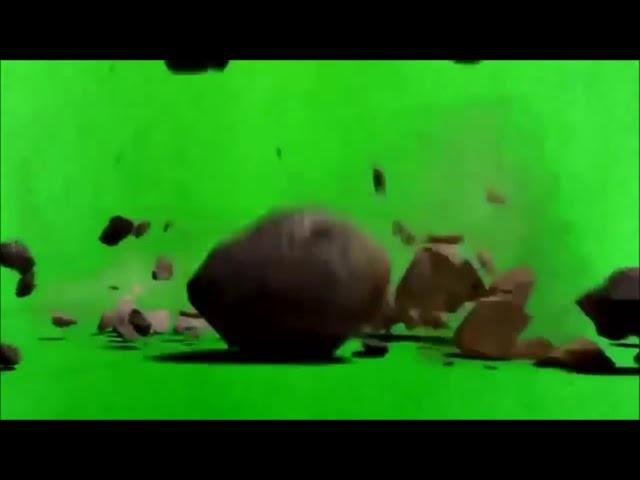 Falling stones // Green Screen Animation