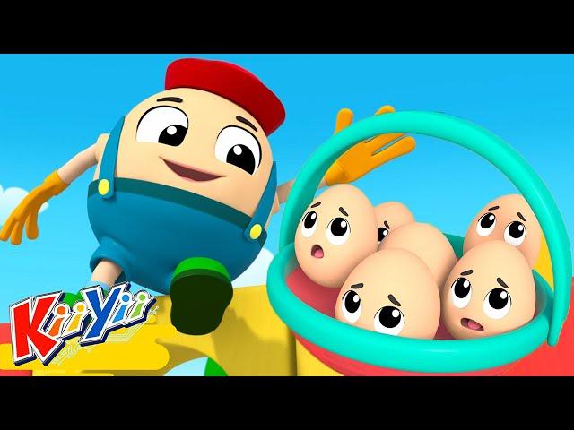 Humpty Dumpty Easter Special | KiiYii Songs for kids - Sing and Learn!