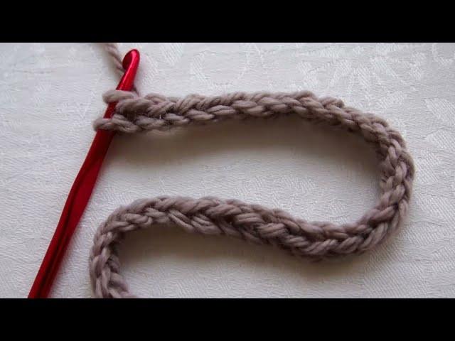 Как связать шнурок крючком.Вязание шнура крючком,просто и быстро  Урок 249 How to crochet a shoelace