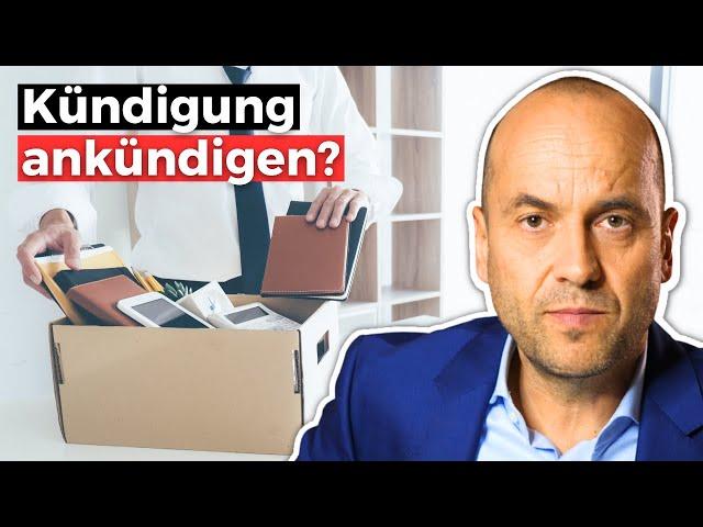 Eigenkündigung - Vorher mit dem Chef sprechen?