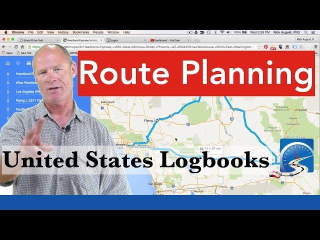 How to TRIP PLAN in the United States for CDL Drivers Learning to Navigate  | Logbooks