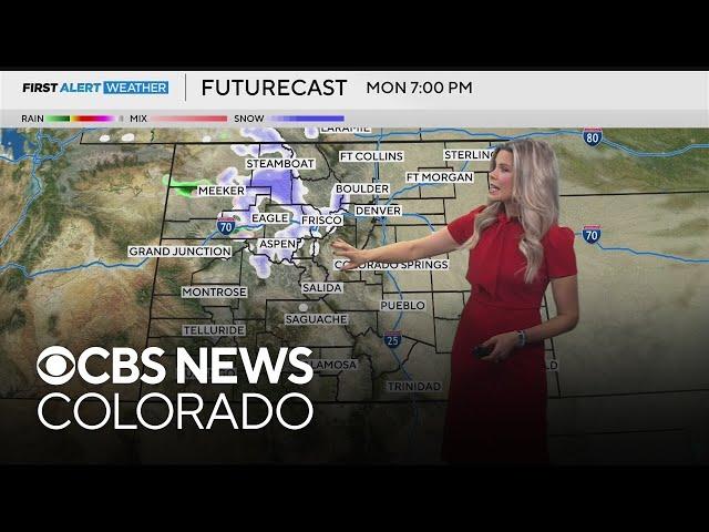 Chances for light mountain snow before Christmas in Colorado