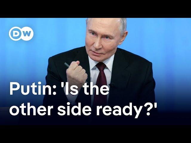 Putin proposes 'high-tech' missile duel at yearly press conference | DW News