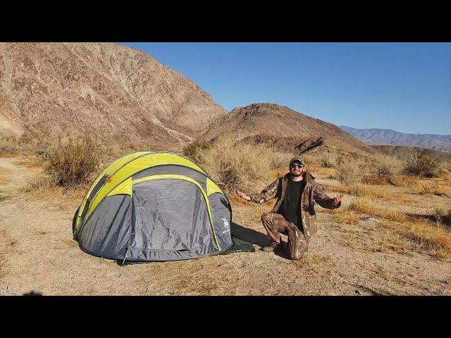 24 HORAS ACAMPANDO SOZINHO NO DESERTO !! ( DESAFIO )