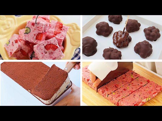 ASMR|Compilation|Creative Strawberry Nougat & Oreo Nougat|Creative Recipes|Cake Story |Cooking