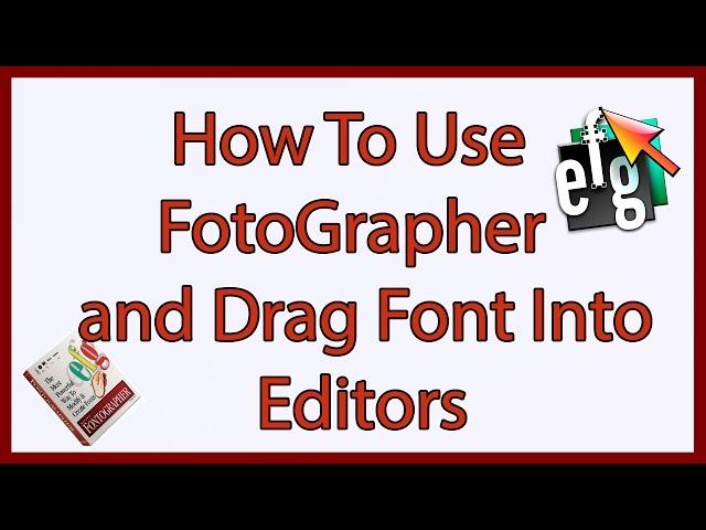 How To Use Fontographer and import text to editors