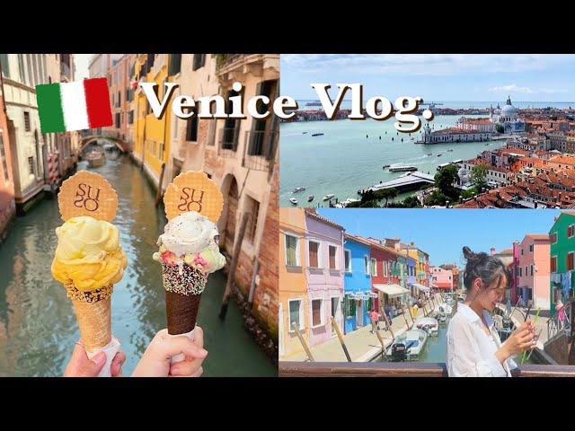 威尼斯Vlog｜自由行飯店推薦、彩色島、絕美360度高空全景