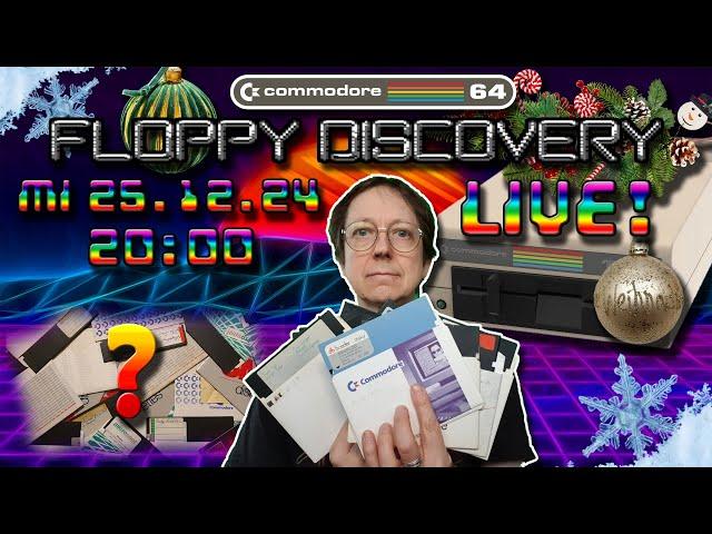 #2316 C-64 Floppy DISCovery Live! Gemütlich zocken, Chillen, Labern, Spaß haben!