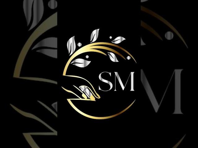 SM logo comment using to search me #shorts #shortsfeed #logogenerator #logomaker  #graphicdesign