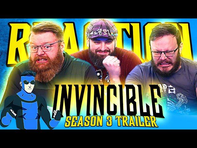 Invincible Season 3 - Official Trailer REACTION!!