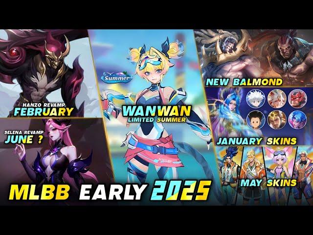 WANWAN LIMITED SUMMER | SCHEDULE HERO & SKINS REVAMP | NEW JANUARY SKINS - Mobile Legends #whatsnext