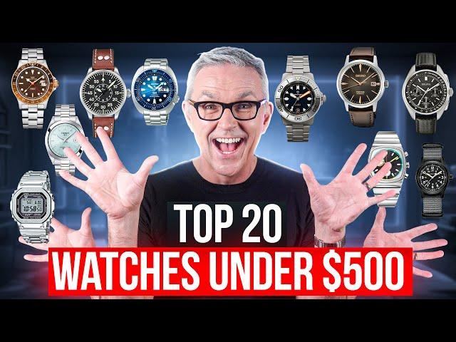 Top 20 Best Watches Under $500 - 2025 Edition!