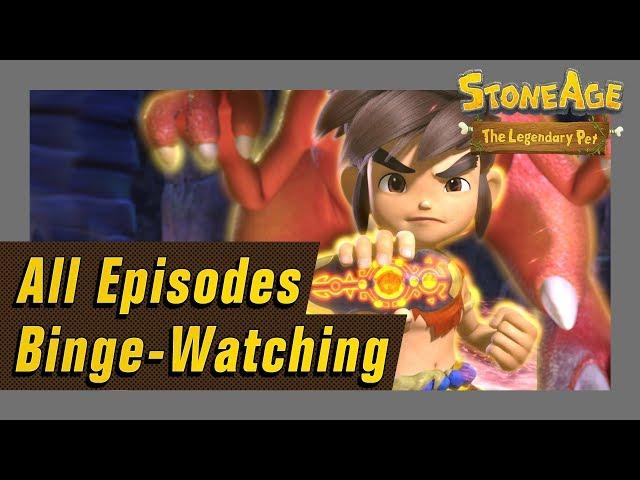 BINGE-WATCHING All Episodes l Stone Age the Legendary Pet l NEW Dinosaur Animation