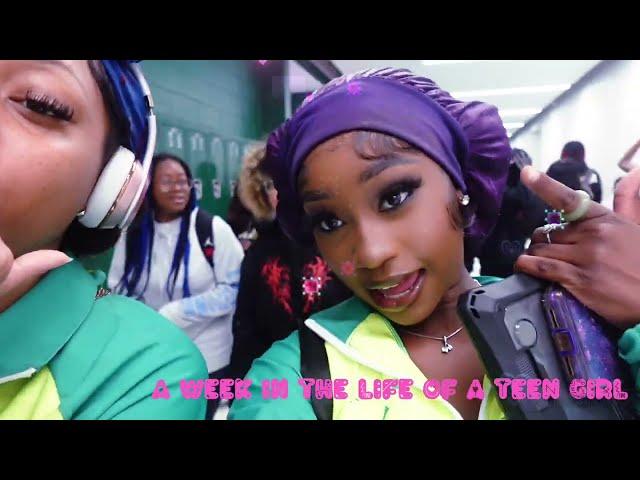 vlog : A WEEK IN THE LIFE OF KENNEDII SYMONE  || getting cute w me , school vlog , parties & etc