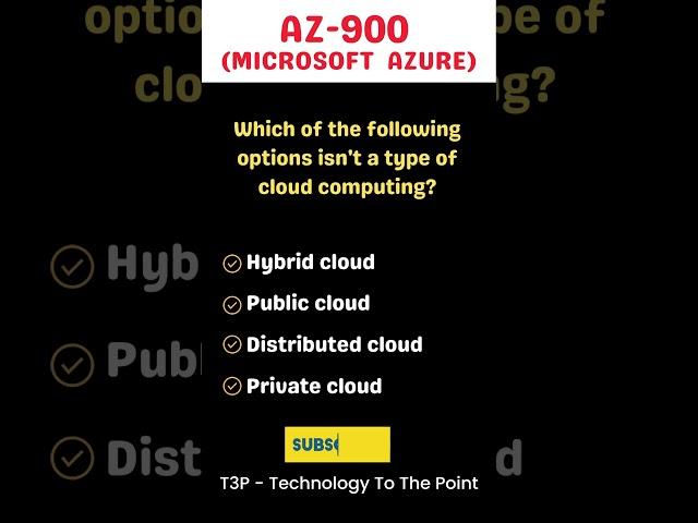 Az-900 Microsoft Azure Fundamentals practice questions #azure
