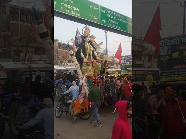 29 January 2023 saraswati ji ka bada murti motihari ka hai
