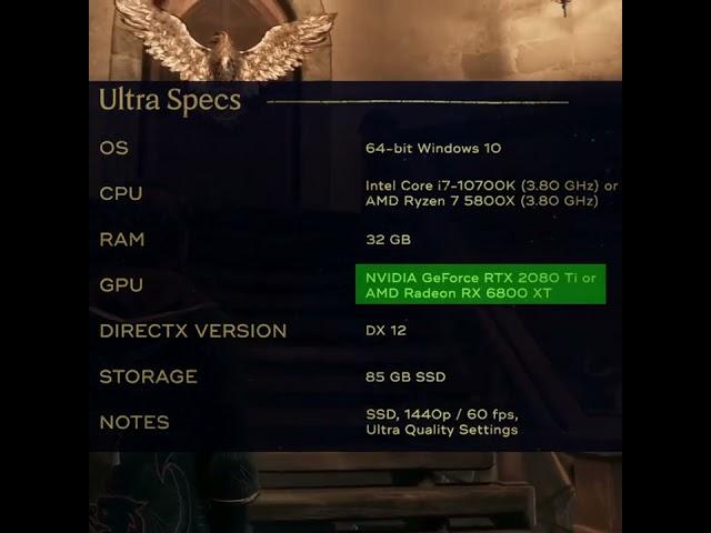 Can YOUR PC Run Hogwarts Legacy ULTRA QUALITY? ULTRA PC REQUIREMENTS FOR HOGWARTS LEGACY!