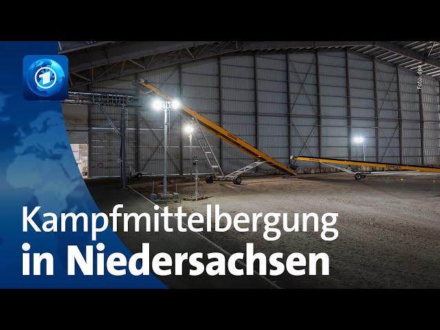 Bergung von Munition aus dem zweiten Weltkrieg in Niedersachsen