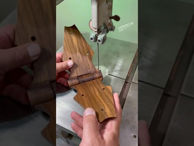 🪵Wooden Decorative Hinge on: #bandsaw  #bandsawproject #woodworking #woodenart #hinges #sciearuban