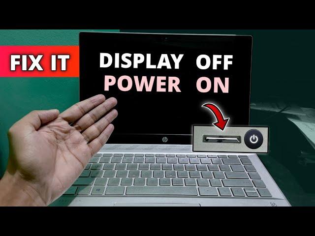 Fix it: Laptop ON but Display Black | Black Screen Problem | Laptop Starts but No Display