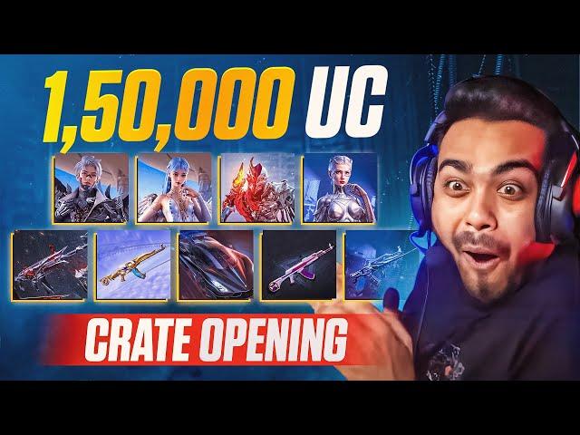 MOST EXPENSIVE CRATE OPENING  | 1.5 LAKH UC